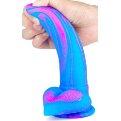 F*CK MY COLOR Gode Banadick 15 x 4cm Bleu-Rose
